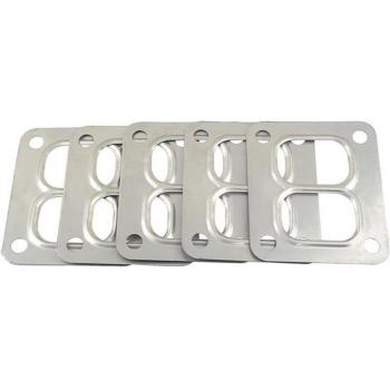 5PCS Stainless Steel T4 Flange Turbo Gasket with Divided Inlet