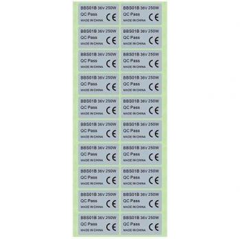 Adhesivos para Motor Bicicleta Eléctrica BAFANG - Juego de 20 para Modelos 36V 250W/48V 750W BBS 01/BBSHD