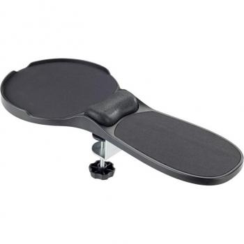 Tapis de souris avec repose-bras confort - Noir - L 48 x H 3.5 x P 21.5 cm