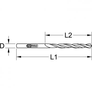Foret HSS‑G meulé Ø16 mm – KS TOOLS 330.2160