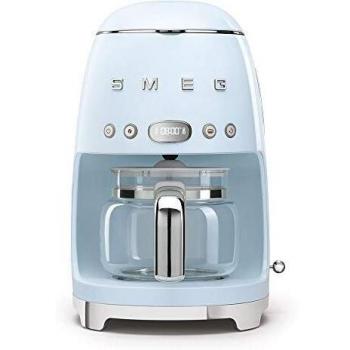 Smeg DCF02PBUK Retro Coffee Machine, Blue