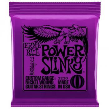 Ernie Ball Power Slinky 2220 Nikkel Gitarrør 11‑48