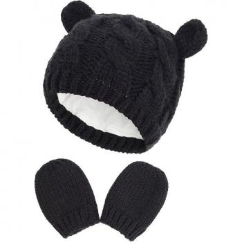 Set de Accesorios de Invierno: Sombrero y Guantes de Lana
