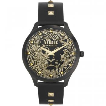 Versace Domus Damklocka med Läderarmband