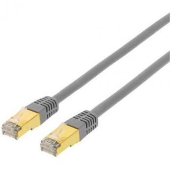 Deltaco Patchkabel - 1,5 m - grau (S/FTP, CAT7)