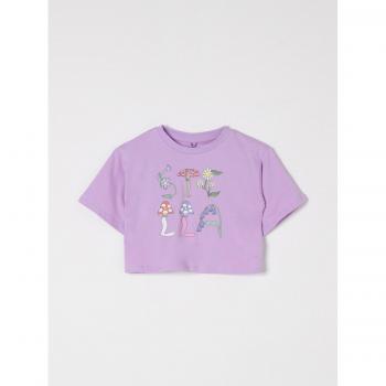 Crop Top Stampato Stella McCartney Lilla