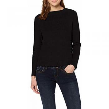 PIECES Pullover Schwarz Regular Fit für Damen - XL