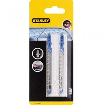 Lama hss ricambio seghetto Stanley metallo 100 x 3 mm Universali 2 pezzi