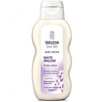 X Weleda Baby Derma Body Lotion White Mallow 200ml
