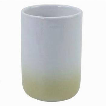 Bicchiere Dentifricio Bianco Giallo 59903