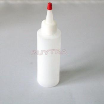 4 OZ Clear Round Squeeze Dispensing Bottle