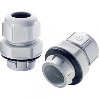 LAPP M12 Polyamide Cable Gland Silver-grey