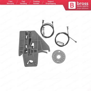 Bross BWR5076 Electric Window Regulator Repair Kit for Skoda Octavia MK2 Rear Left Door