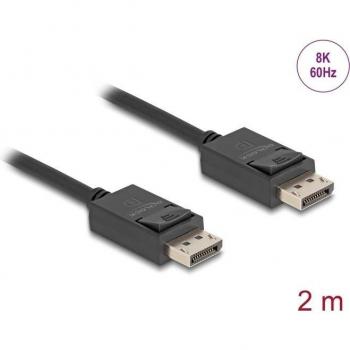 Delock DisplayPort Kabel 8K 60 Hz 40 Gbps 2 m