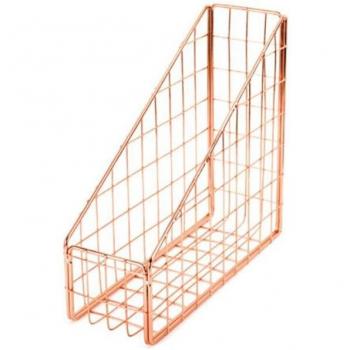 Minimalist Wrought Iron Desk File Holder