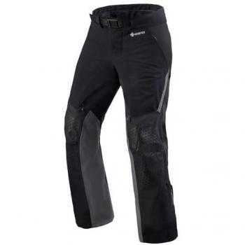 Revit Stratum GTX pantalones de moto impermeables - Negro Gris (XL)