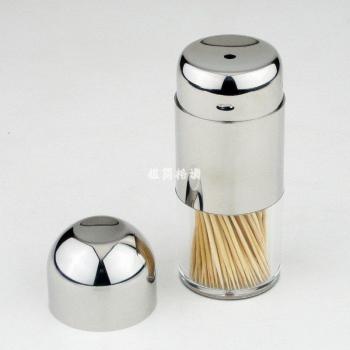 Zahnstocher Flasche aus Edelstahl