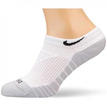 Nike White Everyday Max Cushioned Training No Show Socks 3 Pack